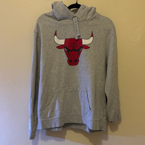 Fanatics Gray Hoodie with Red Bull Graphic - Picture 1 of 6